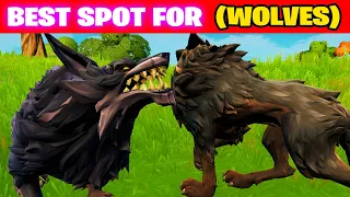 Where to Find wolves in fortnite - Best Spot For Wolves locations in fortnite