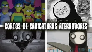 10 Cortometrajes de Caricaturas Aterradores del Internet