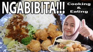 Masak & Makan PECEL, TAHU KRISPI, IKAN ASIN, dll.