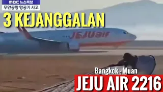 3 KEJANGGALAN PADA JEJU AIR 2216