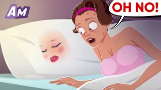 A Beauty's Makeup Ended Up On The Pillow