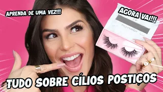 COMO COLAR CÍLIOS POSTIÇOS PARA INICIANTES (ATUALIZADO)