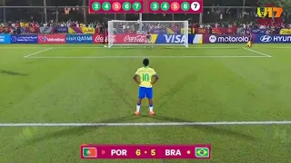 FULL PENALTY SHOOTOUT PORTUGAL U-17 VS BRAZIL U-17 | FIFA WORLD CUP U-17 2025 | SEMIFINAL HIGHLIGHT