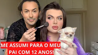 COM 12 ANOS EU CONTEI PARA O MEU PAI QUE... MAQUIA E FALA COM ROMOLO CRICCA