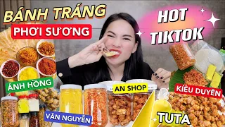 [Review] 5 BÁNH TRÁNG PHƠI SƯƠNG HOT TIKTOK ! Kiều Duyên, Ánh Hồng, Tuta, Vân Nguyễn, Anshop