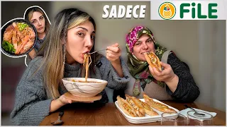 3 GÜN BOYUNCA VİRAL FİLE MARKET ÜRÜNLERİNİ YEDİK