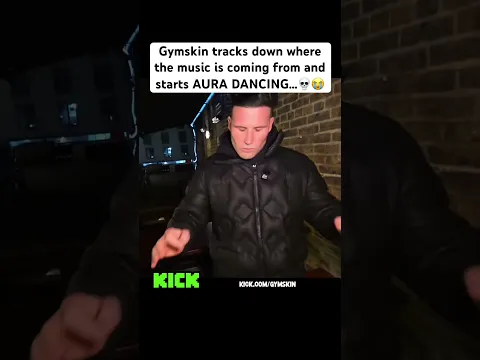 Gymskin tracks down where the music is coming from and starts AURA DANCING…💀😭
