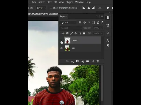 How to blur background #photoshoptutorial #shorts #photoshop