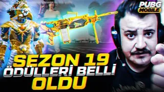 19. SEZON BEDAVA ÖDÜLLER BELLİ OLDU PUBG Mobile güncelleme