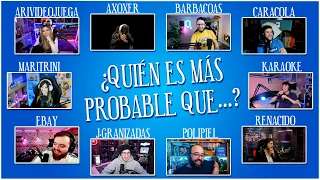 ¿QUIÉN ES MÁS PROBABLE QUE...? Preguntas, respuestas y risas | CHARLITAS