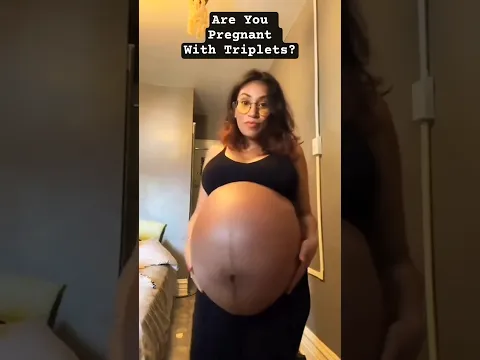 Are You Pregnant With Triplets 😍#shorts #shortsfeed #pregnancy #triplets Triplets #tripletsmom