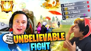 Tonde Gamer Last Zone Unbelievable Clutch With @GyanGaming Funny Reaction | Free Fire Max