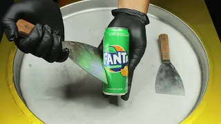 ASMR Ice Cream - Fanta Fruit Punch Flavor Ice Cream Rolls