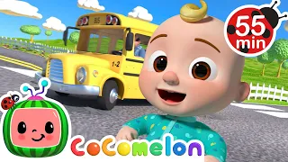 The Wheels On The Bus Go Round and Round!  #cocomelon