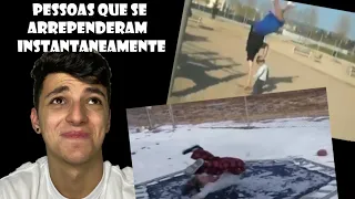 PESSOAS QUE SE ARREPENDERAM INSTANTANEAMENTE