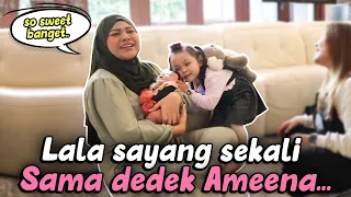 LALA KENALAN SAMA DEDEK AMEENA, OM ATTA AJAK KELILING PAKE MOBIL LISTRIK