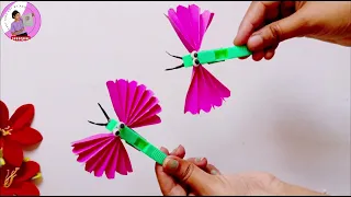 How To Make Butterfly With Paper 🦋 Easy Craft Ideas For Kids And toodles Tutorial Step by Step
