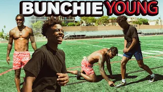 15-YEAR OLD BUNCHIE YOUNG MAKES THIS WORKOUT LOOK EFFORTLESS