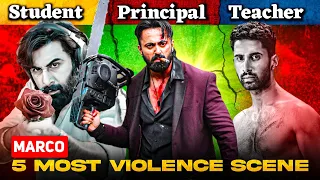 Marco Top 5 Violent Scenes Review 🔥| Marco Movie | Unni Mukundan | Shareef Muhammed | Box Office