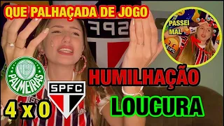 INADMISSÍVEL PERDER O TÍTULO DESSA FORMA! PALMEIRAS 4 x 0 SÃO PAULO