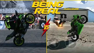 Try to perform real stunts in xtreme bike 2