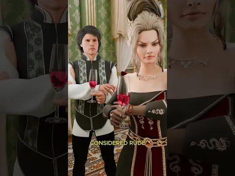 Two Hidden Servants Beneath The Gown 😳