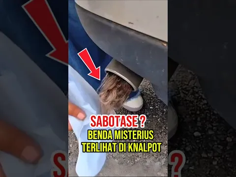 SATU TARIKAN DARI KNALPOT, BENDA ANEH BUAT MASALAH