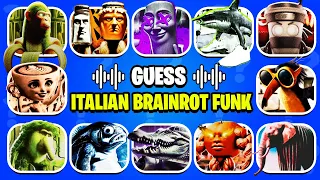 Guess ITALIAN BRAINROT ANIMALS FUNK Edition | Bombardino Crocodilo Funk, Tung Tung Sahur Funk