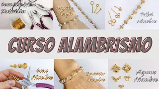 EL CURSO MÁS COMPLETO DE ALAMBRISMO. REALIZA BISUTERÍA EN ALAMBRE 2025.