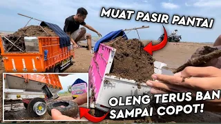 PERDANA🔥 MINIATUR OLENG MUAT PASIR DI PANTAI SAMPAI BAN COPOT‼️