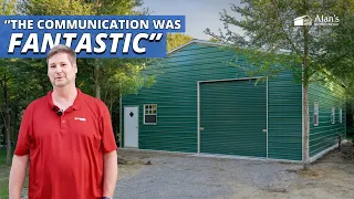 30x40 Metal Building Dream Workshop From Alan's Factory Outlet
