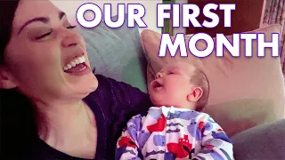 Our first month with a newborn