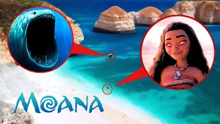 FUI NA PRAIA E ENCONTREI A MOANA ASSOMBRADA E ELA NOS ATACOU!