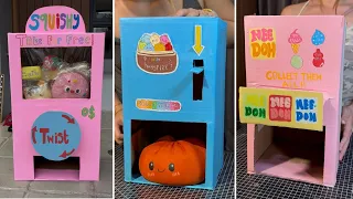 Cara Membuat Dumpling Vending Machine, Squishy Vending Machine, Needoh Vending Machine kardus  