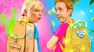 ¡Niño Adoptado Pobre VS Niño Adoptivo Rico! || Familiares situaciones incomodas y graciosas