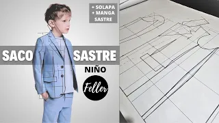 Patrón Saco Sastre Niño / Paso a Paso