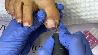como hacer una pedicura semipermanente paso a paso trabajo en cliente - arte y belleza vicky