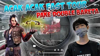 FASTTOUR YOUTUBER SATU TIM BARENG ETERNAL + AURA + DOUBLE BARRET  !!! AUTO BOOYAH KILL BANYAK