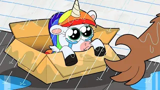 SAD ORIGIN OF UNICORN - PART 1! (NEW) Boy & Dragon | Cartoons For Kids | WildBrain Fizz