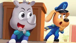 Badak Kecil di Mana? | Berhati-hati saat Bermain | Kartun Anak-anak | Kepala Polisi Labrador