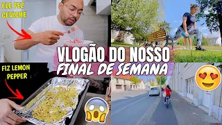 FIZ LEMON PEPPER, ANDAMOS DE BICICLETA, TREINEI AO AR LIVRE, FIZEMOS COMPRAS ♥ - Bruna Paula