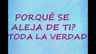 ⚡😪PORQUE SE ALEJA DE TI? [TODA LA VERDAD DE LO QUE LE PASA !!]🔥 TAROT AMOR INTERACTIVO