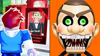 BONECO VIVO ESCAPE DA LOJA DE BRINQUEDOS NO ROBLOX!! Escape Mr Funny's ToyShop (Minecraft Realista)