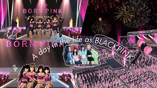 VLOG KESEHARIAN MEMBER BLACKPINK || KONSER - SHOOTING - CELEBRITY LIFE✨|| Sakura School Simulator
