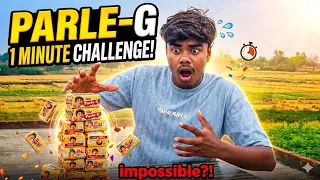 Parle-G 1 Minute Challenge | Mission Impossible? 🍪 || #viralvideo #challenge