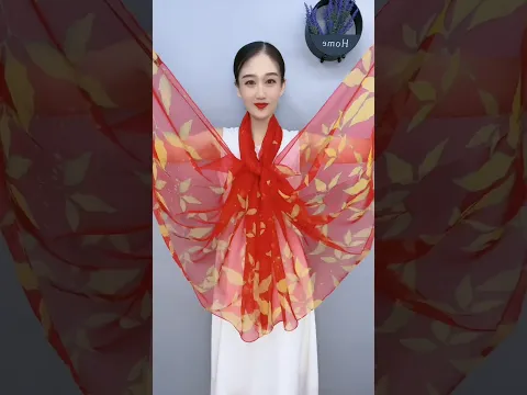 Tie tips🎀 Tie a Silk scarf 小窍门，丝巾系法