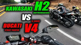 H2 Berthungas BERTH-OH VS Ducati El calvo | Candeleando por Tres Marias Mexico | Fullgass