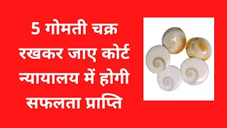 5 गोमती चक्र रखकर जाए कोर्ट न्यायालय में होगी सफलता प्राप्ति