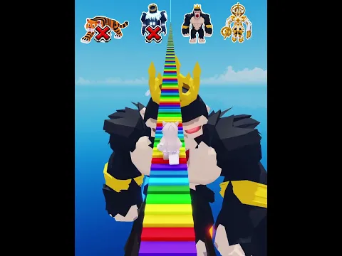 Rainbow Stairs Vs HUGE Bosses! 😱 #roblox #stealanegg