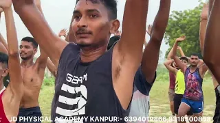आज का वर्कआउट अकैडमी का | UP POLICE PHYSICAL BATCH START - JD PHYSICAL ACADEMY